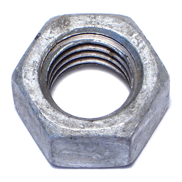1/2"-13 Hot Dip Galvanized Steel Coarse Thread Finished Hex Nuts