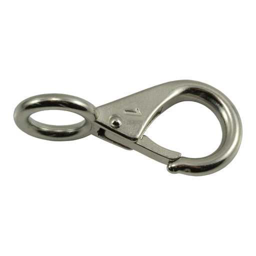 5/8" 316 Stainless Steel Fixed Trigger Snap Hooks