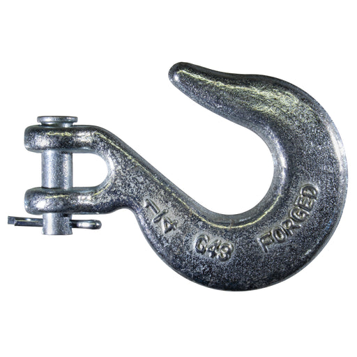 1/4" Zinc Plated Steel Chain Clevis Slip Hooks