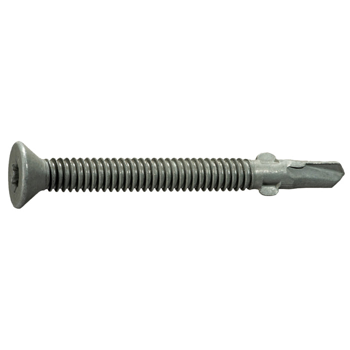 1/4 x 2-1/2" Gray Long Life Saberdrive Floorboard Self Drilling Screws w/ Wings 38 pcs.