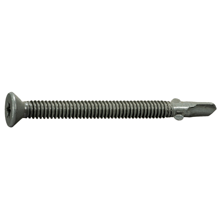 1/4 x 3" Gray Long Life Saberdrive Floorboard Self Drilling Screws w/ Wings 29 pcs.