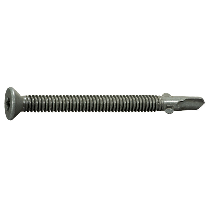 1/4 x 3" Gray Long Life Saberdrive Floorboard Self Drilling Screws w/ Wings