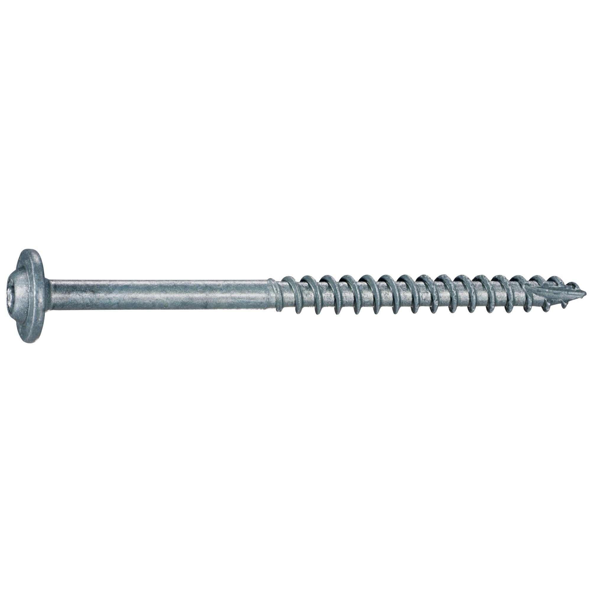 5/16 x 4" SaberDrive® Green XL1500 Round Washer Head Lag Screws (6 pcs.)
