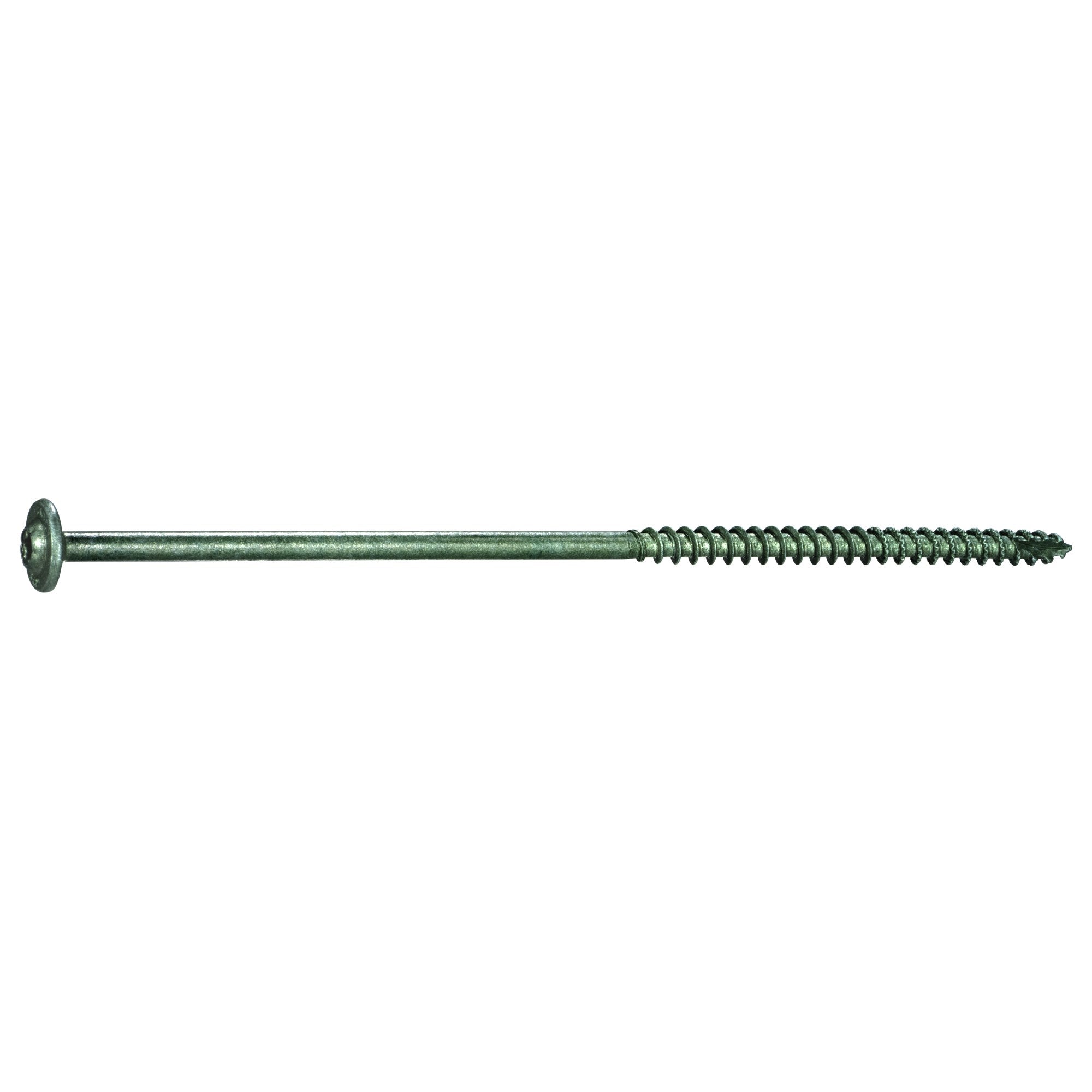 5/16 x 8" SaberDrive® Green XL1500 Round Washer Head Lag Screws (3 pcs.)