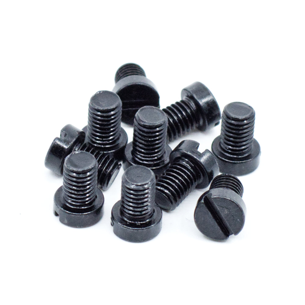 #8-40 x 1/4" Black Oxide Slotted Fillister Head Gun Screws (10 pcs.)