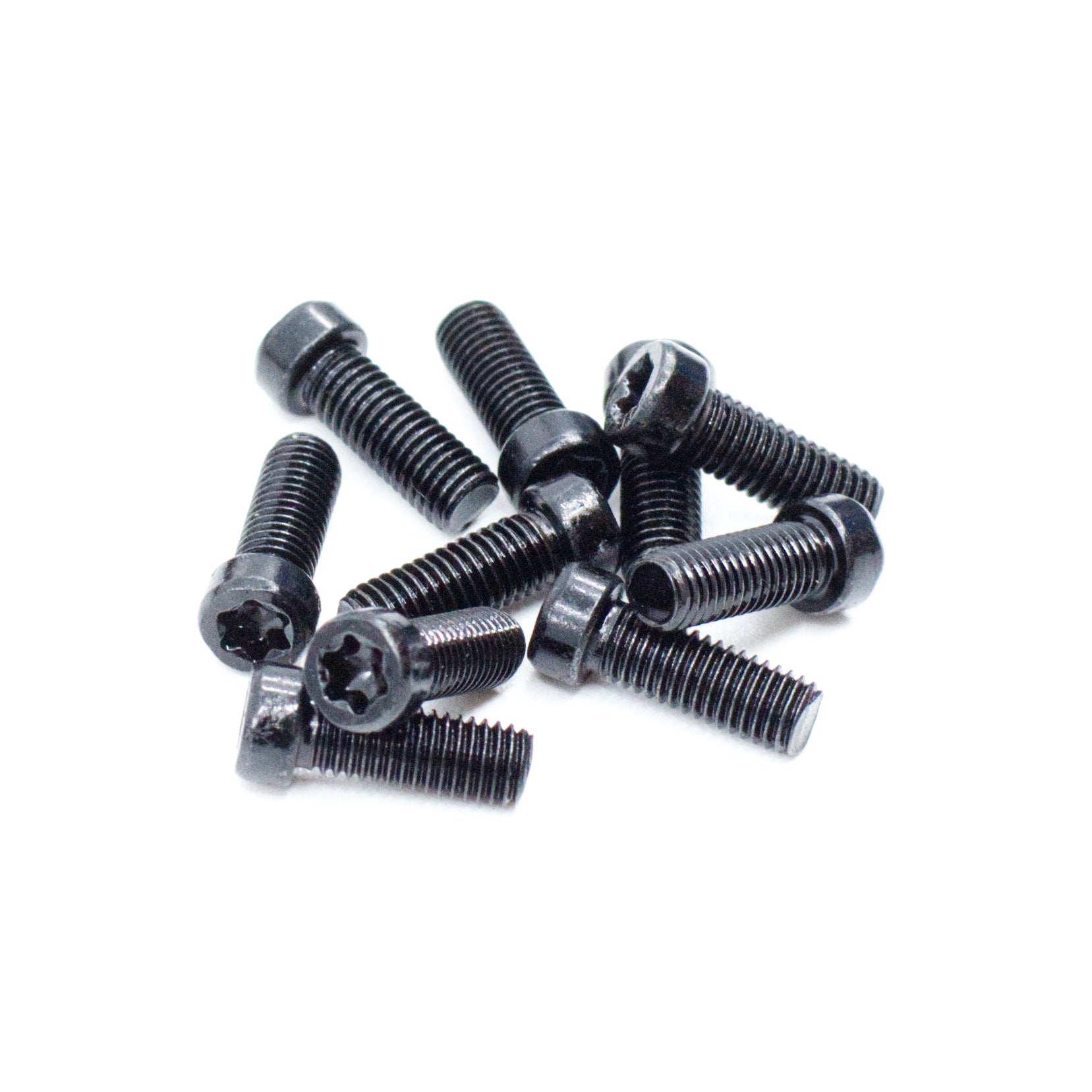 #6-48 x 3/8" Black Oxide T-10 Fillister Head Star Drive Gun Screws (10 pcs.)
