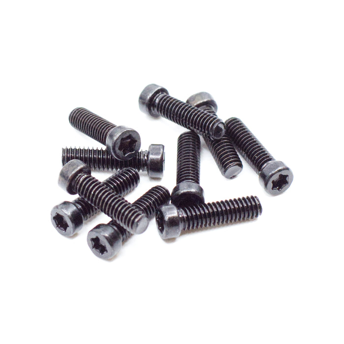 #6-40 x 1/2" Black Oxide T-10 Fillister Head Star Drive Gun Screws (10 pcs.)