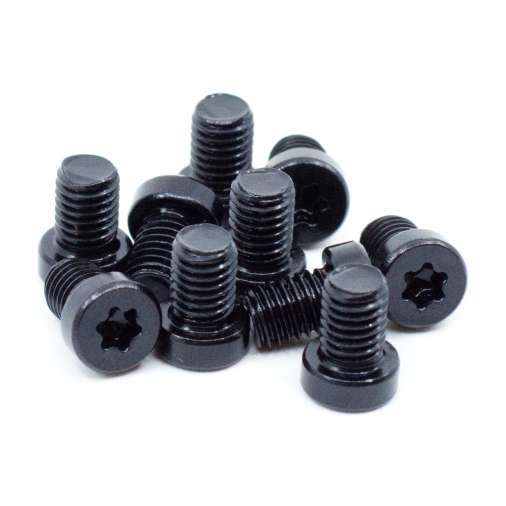 #8-40 x 1/4" Black Oxide T-10 Fillister Head Star Drive Gun Screws (10 pcs.)