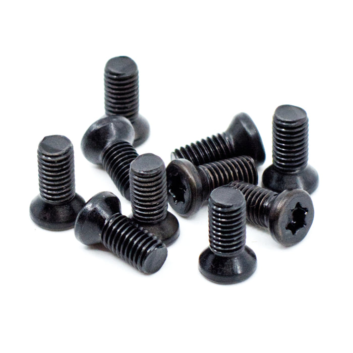 #6-48 x 1/4" Black Oxide T-10 Star Drive Weaver Oval Head Gun Screws (10 pcs.)