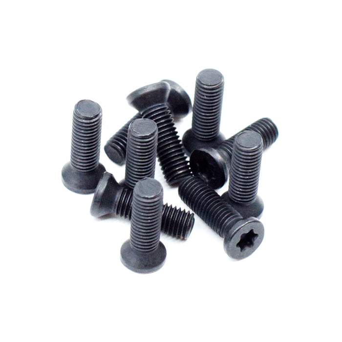 #6-48 x 3/8" Black Oxide T-10 Star Drive Weaver Oval Head Gun Screws (10 pcs.)