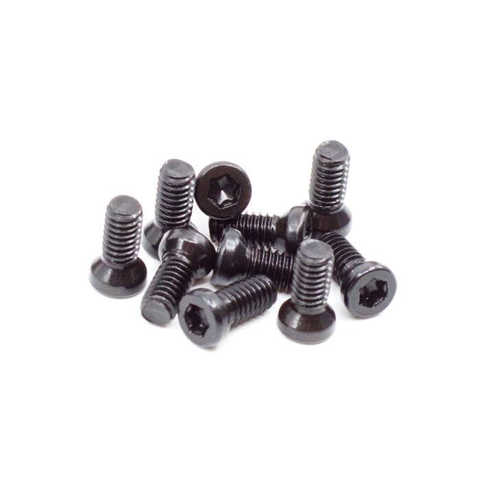 #6-40 x 1/4" Black Oxide T-10 Star Drive Weaver Oval Head Gun Screws (10 pcs.)