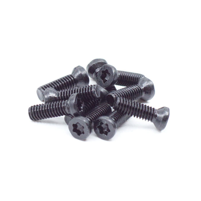 #6-40 x 3/8" Black Oxide T-10 Star Drive Weaver Oval Head Gun Screws (10 pcs.)