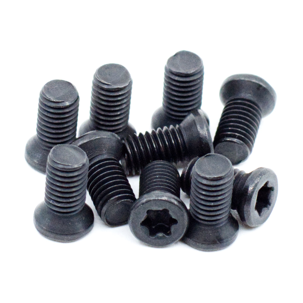 #8-40 x 1/4" Black Oxide T-15 Star Drive Weaver Oval Head Gun Screws