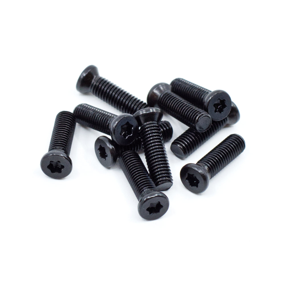 #8-40 x 1/2" Black Oxide T-10 Star Drive Weaver Oval Head Gun Screws