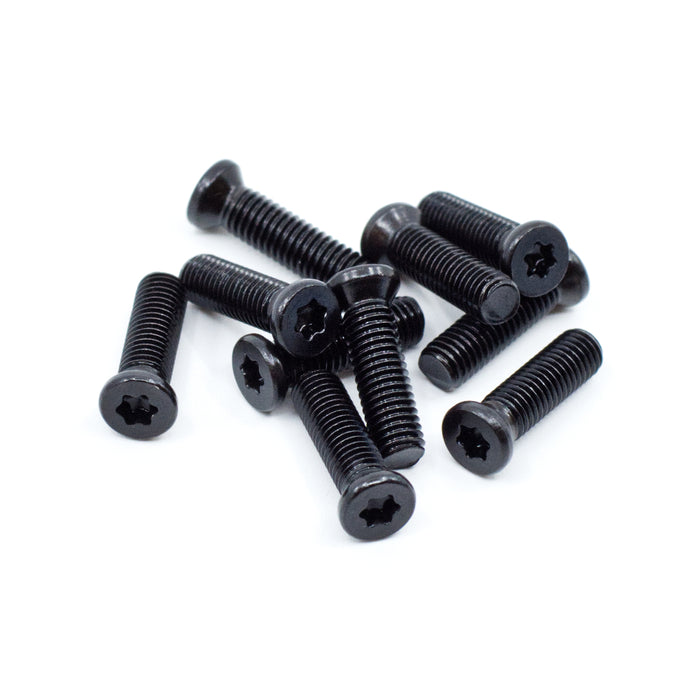 #8-40 x 1/2" Black Oxide T-10 Star Drive Weaver Oval Head Gun Screws (10 pcs.)