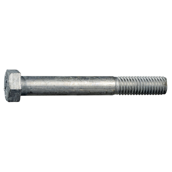 1/2"-13 x 4" Hot Dip Galvanized Steel Coarse Thread Hex Cap Screws (25 pcs.)
