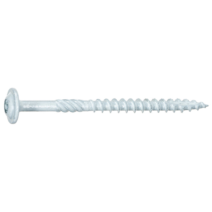 SaberDrive® White T-20 Star Drive Round Washer Head Cabinet Screws