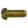 #10-24 x 3/8" Brass Coarse Thread Slotted Faucet Screws (10 pcs.)