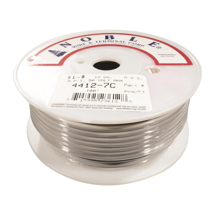 Noble™ 12 Gauge Primary Automotive Wire - GPT Stranded Copper, 12 AWG Auto Electrical Cable – Made in USA