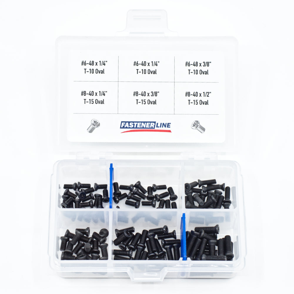 Small Weaver-Oval Head Torx Gun Screws Assortment