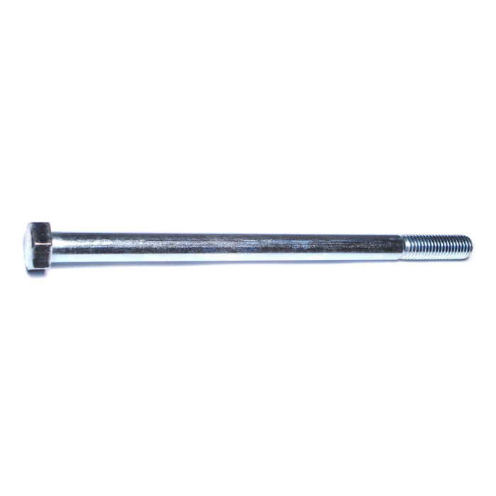 1/2"-13 x 8-1/2" Zinc Plated Grade 2 / A307 Steel Coarse Thread Hex Bolts