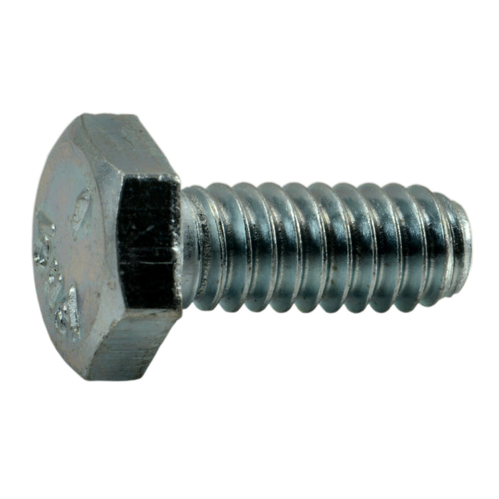 1/4"-20 x 5/8" Zinc Plated Grade 5 Steel Coarse Thread Hex Cap Screws