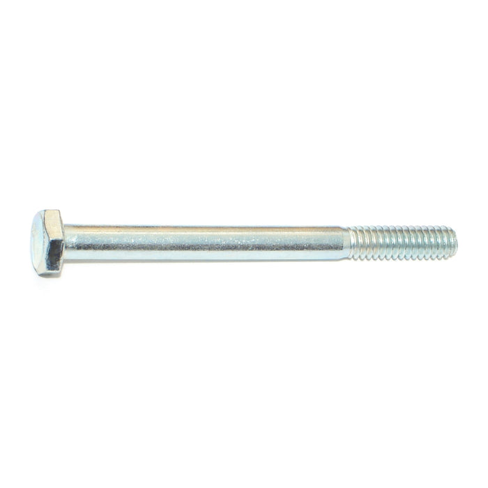 1/4"-20 x 3" Zinc Plated Grade 5 Steel Coarse Thread Hex Cap Screws