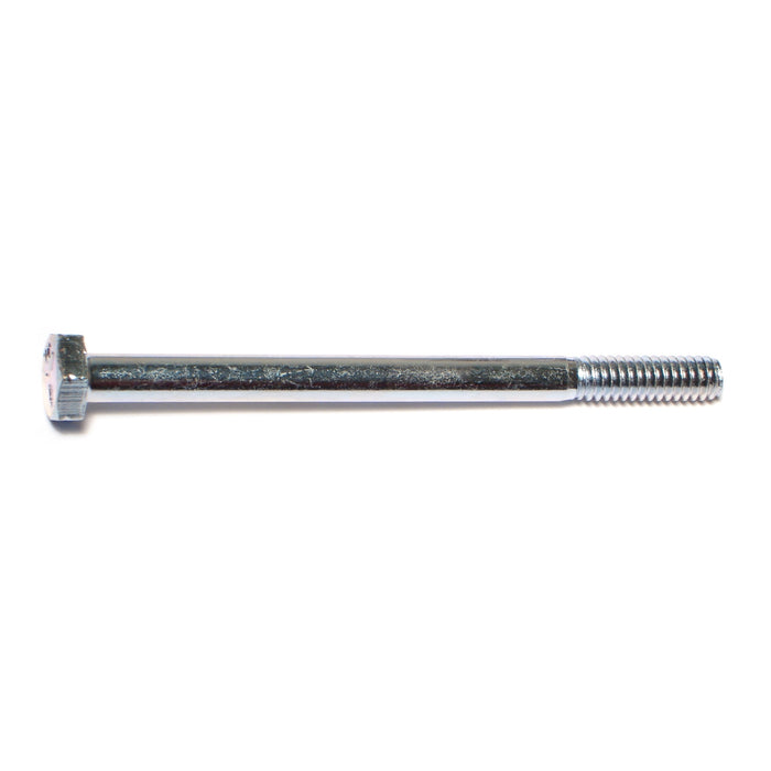 1/4"-20 x 3-1/2" Zinc Plated Grade 5 Steel Coarse Thread Hex Cap Screws