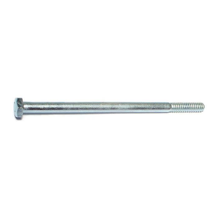 1/4"-20 x 4-1/2" Zinc Plated Grade 5 Steel Coarse Thread Hex Cap Screws