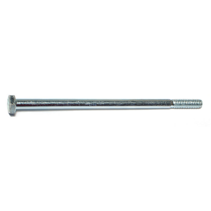 1/4"-20 x 5" Zinc Plated Grade 5 Steel Coarse Thread Hex Cap Screws