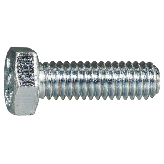 5/16"-18 x 1" Zinc Plated Grade 5 Steel Coarse Thread Hex Cap Screws