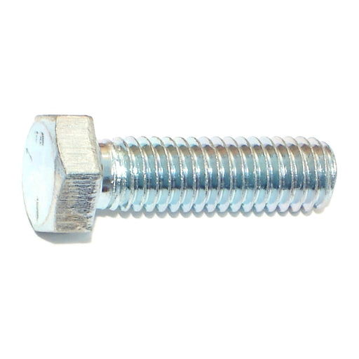 3/8"-16 x 1-1/4" Zinc Plated Grade 5 Steel Coarse Thread Hex Cap Screws