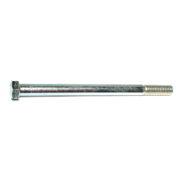 7/16"-14 x 6" Zinc Plated Grade 5 Steel Coarse Thread Hex Cap Screws