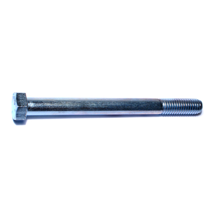 1/2"-13 x 5-1/2" Zinc Plated Grade 5 Steel Coarse Thread Hex Cap Screws