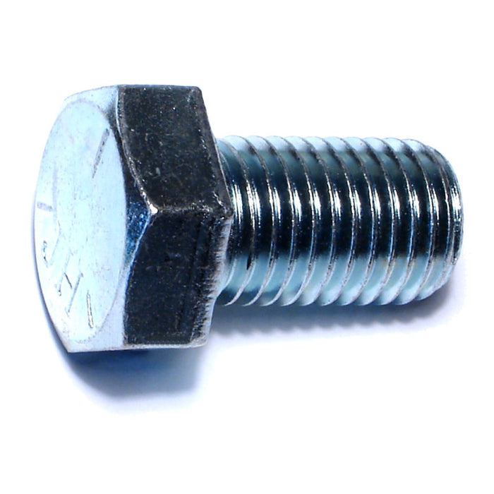 7/8"-9 x 1-1/2" Zinc Plated Grade 5 Steel Coarse Thread Hex Cap Screws