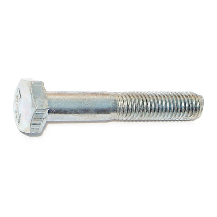1/4"-28 x 1-1/2" Zinc Plated Grade 5 Steel Fine Thread Hex Cap Screws