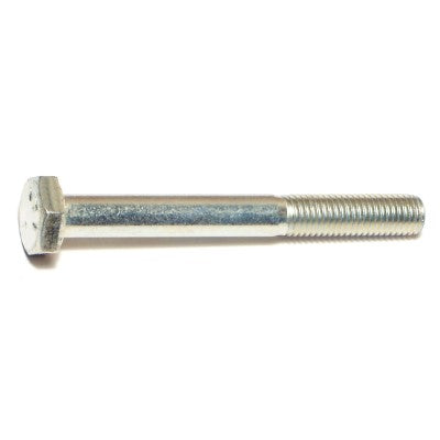 1/4"-28 x 2-1/4" Zinc Plated Grade 5 Steel Fine Thread Hex Cap Screws