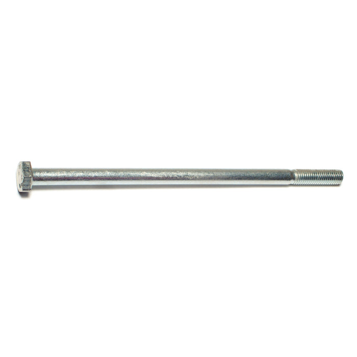 1/4"-28 x 5" Zinc Plated Grade 5 Steel Fine Thread Hex Cap Screws