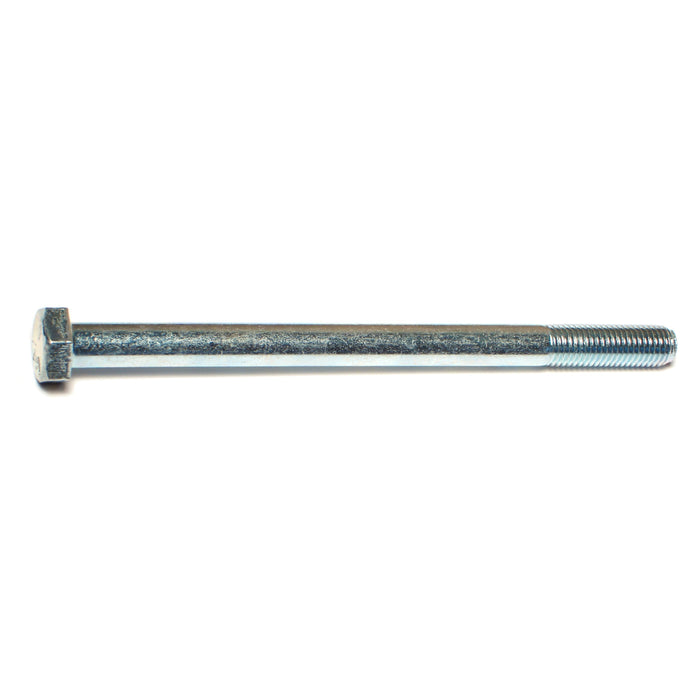 5/16"-24 x 4-1/2" Zinc Plated Grade 5 Steel Fine Thread Hex Cap Screws