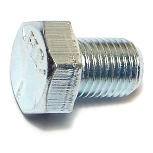 3/8"-24 x 1/2" Zinc Plated Grade 5 Steel Fine Thread Hex Cap Screws