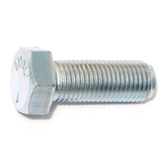 3/8"-24 x 1" Zinc Plated Grade 5 Steel Fine Thread Hex Cap Screws
