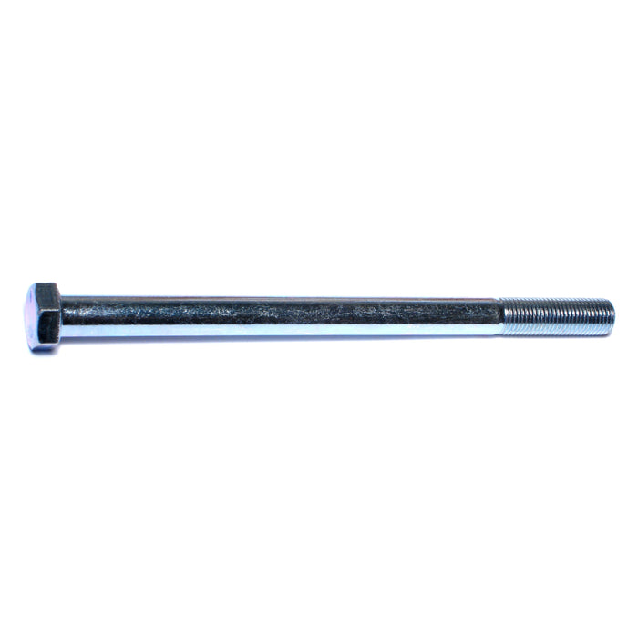 3/8"-24 x 5-1/2" Zinc Plated Grade 5 Steel Fine Thread Hex Cap Screws