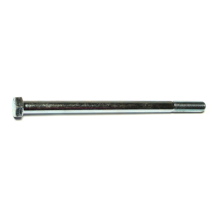 3/8"-24 x 6" Zinc Plated Grade 5 Steel Fine Thread Hex Cap Screws