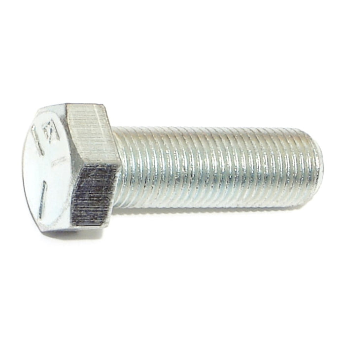 1/2"-20 x 1-1/2" Zinc Plated Grade 5 Steel Fine Thread Hex Cap Screws