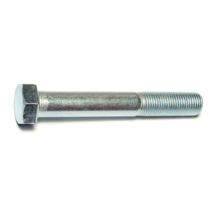 1/2"-20 x 3-1/2" Zinc Plated Grade 5 Steel Fine Thread Hex Cap Screws