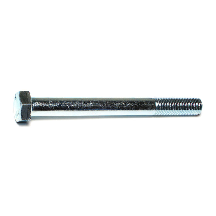 1/2"-20 x 5" Zinc Plated Grade 5 Steel Fine Thread Hex Cap Screws