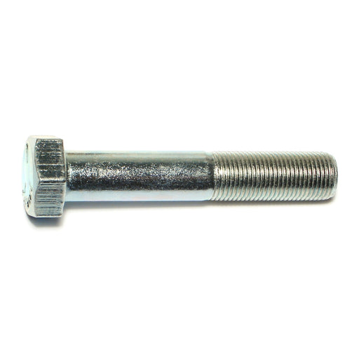 5/8"-18 x 3-1/2" Zinc Plated Grade 5 Steel Fine Thread Hex Cap Screws