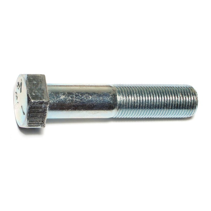 3/4"-16 x 3-1/2" Zinc Plated Grade 5 Steel Fine Thread Hex Cap Screws