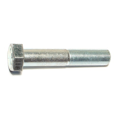 3/4"-16 x 4" Zinc Plated Grade 5 Steel Fine Thread Hex Cap Screws
