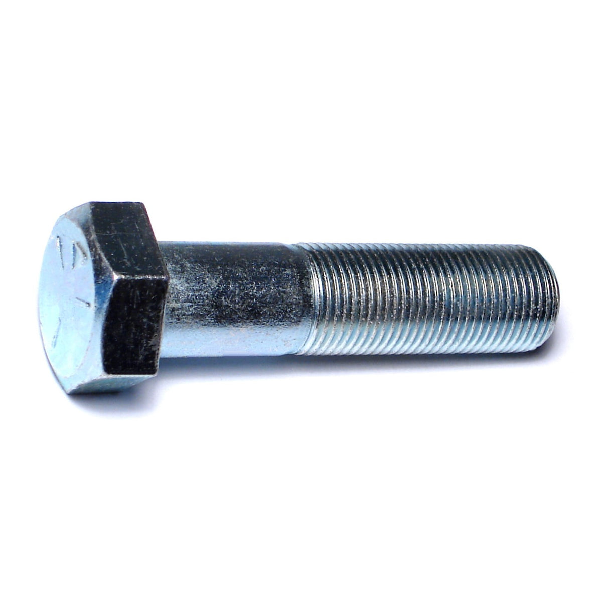 7/8"-14 x 3-1/2" Zinc Plated Grade 5 Steel Fine Thread Hex Cap Screws